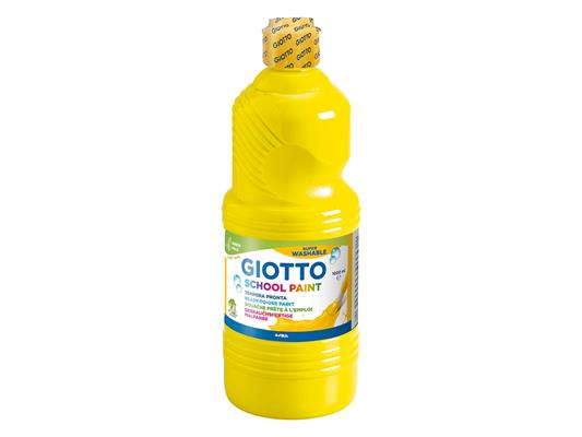 Tempera Giotto School Paint Super Lavabile 1 lt - Giallo Primario