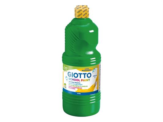 Tempera Giotto School Paint Super Lavabile 1 lt - Verde