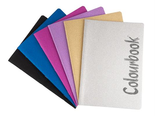 Quaderno A4 Plus Glitter Colourbook Carta 100 g – Rigatura 10MM