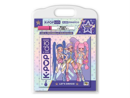 Album Magico K-Pop Idol con Pennarello Svelacolori - 6 pezzi
