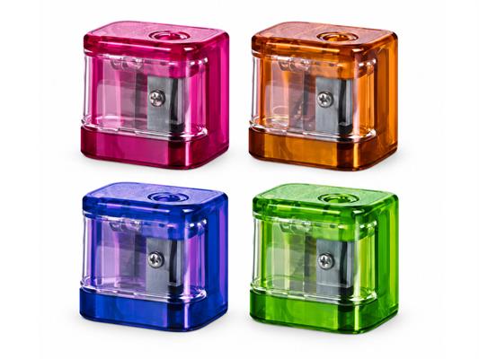 Temperamatite Elettrico 1 Foro con Serbatoio Colori Assortiti – 24 pezzi