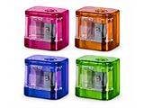 Temperamatite Elettrico 1 Foro con Serbatoio Colori Assortiti – 24 pezzi