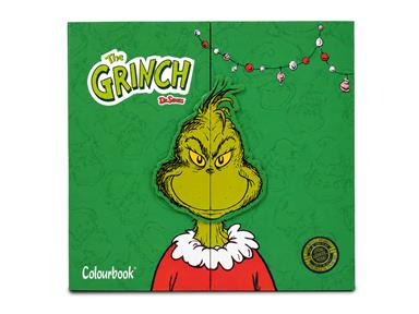 Calendario Dell'Avvento The Grinch x Colourbook 7 Caselle - 6 Pezzi