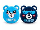 Palla Peluche Rimbalzante SSC Napoli by Colourbook 11 cm - 12 pezzi