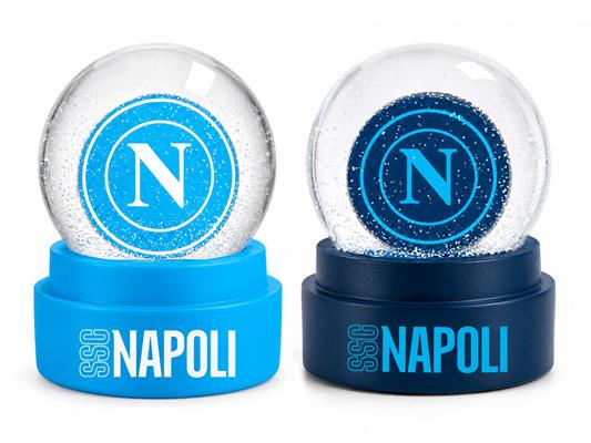 Palla di Neve SSC Napoli by Colourbook 10 cm - 12 pezzi