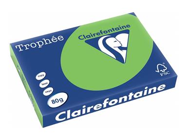 Carta Colorata Clairefontaine Trophée A4 80 g Verde Chiaro – Risma 500 Fogli
