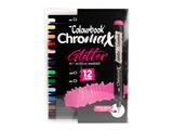 Marcatori Acrilici Glitter Chromax Colourbook Punta Brush 12 Colori – 12 pezzi