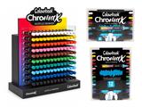Marcatore Acrilico Chromax Colourbook Doppia Punta - Espositore 144 Pezzi + Blister 6 e 12 Colori