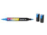 Marcatore Acrilico Chromax Colourbook Doppia Punta - Espositore 144 Pezzi + Blister 6 e 12 Colori