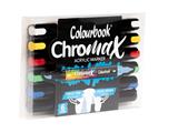 Marcatore Acrilico Chromax Colourbook Doppia Punta - Espositore 144 Pezzi + Blister 6 e 12 Colori