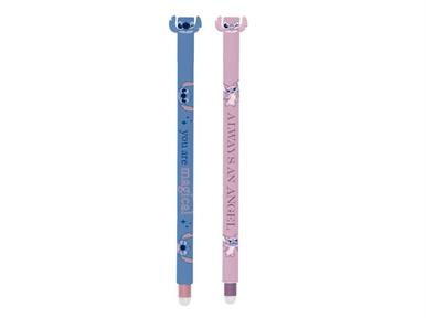 Set 2 Penne Gel Cancellabili Stitch & Angel – 24 pezzi assortiti