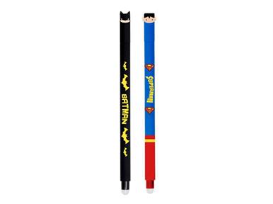 Set 2 Penne Gel Cancellabili Batman – 24 pezzi assortiti