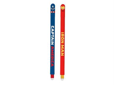 Set 2 Penne Gel Cancellabili Marvel – 24 pezzi assortiti