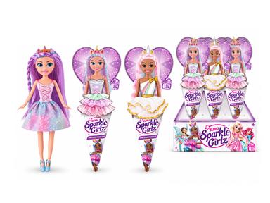 Bambola Sparkle Girlz Principessa Unicorno ZURU 28 cm – Confezione 12 Pezzi assortiti