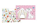Album da Colorare Animali Colourbook Kids con 150 Stickers - 6 pezzi