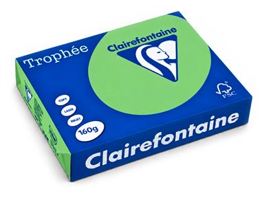 Carta Colorata Clairefontaine Trophée A4 160 g Verde Menta – Risma 250 Fogli