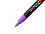 Marcatore Uni Posca PC-3M Punta Fine Lilla - 6 pezzi