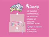 Minipoly Unicorno Colourbook – 6 Pezzi Mini Valigetta in Polionda con Accessori