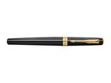 Penna Stilografica Parker Meridian Nero Lucido/Gold - Inchiostro Blu