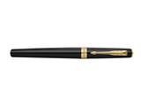 Penna Roller Parker Meridian Nero Lucido/Gold - Inchiostro Blu
