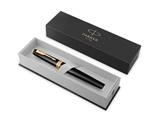 Penna Roller Parker Meridian Nero Lucido/Gold - Inchiostro Blu