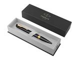 Penna a Sfera Parker Meridian Nero Lucido/Gold - Inchiostro Blu