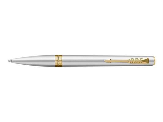 Penna a Sfera Parker Meridian Acciaio/Gold - Inchiostro Blu