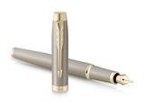 Penna Stilografica Parker IM Finishing Touch Sabbia - Inchiostro Blu