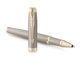 Penna Roller Parker IM Finishing Touch Sabbia - Inchiostro Blu