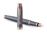 Penna Stilografica Parker IM Finishing Touch Ardesia - Inchiostro Blu