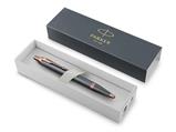 Penna a sfera Parker IM Finishing Touch Ardesia - Inchiostro Blu