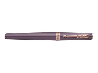  Penna Roller Parker Meridian Viola/Gold - Inchiostro Blu
