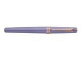 Penna Stilografica Parker Meridian Lilla/Gold - Inchiostro Blu