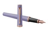 Penna Stilografica Parker Meridian Lilla/Gold - Inchiostro Blu
