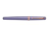 Penna Roller Parker Meridian Lilla/Gold - Inchiostro Blu