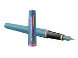 Penna Stilografica Parker Meridian Verde Ottanio - Inchiostro Blu