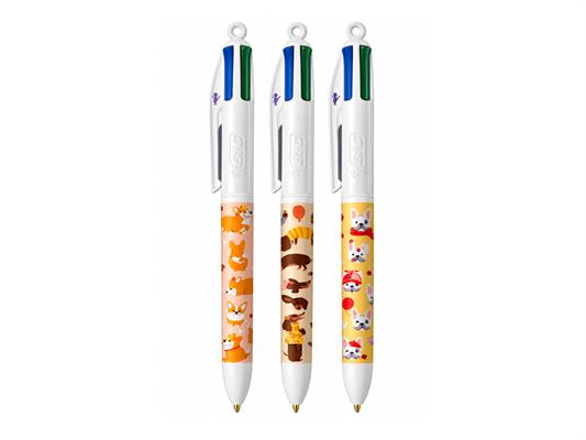 Penna Bic 4 Colori Funny Dog – 12 pezzi