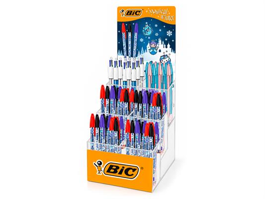 Display Bic Natale 2026 Magical Winter – 204 Pezzi