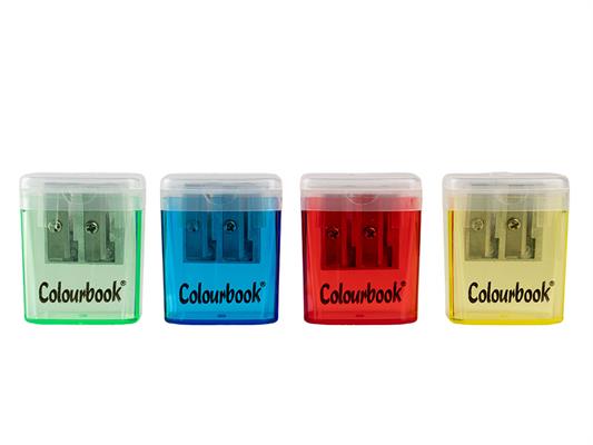 Temperamatite Colourbook 2 Fori in Metallo con Serbatoio - 24 pezzi