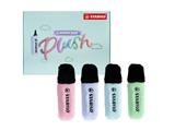 Evidenziatori Stabilo Boss Original Plush Pastel - Confezione da 4